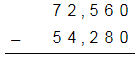 subtract question8